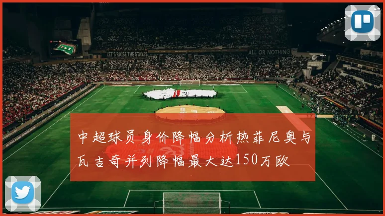 中超球员身价降幅分析热菲尼奥与瓦吉奇并列降幅最大达150万欧